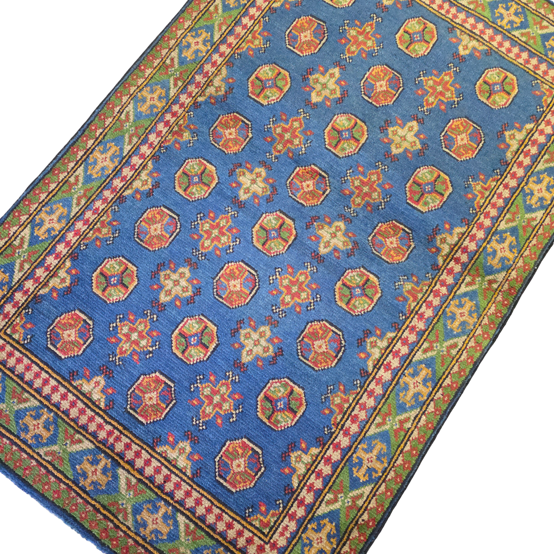 152 x 100 cm Hand Knotted Afghan Akche Bokhara – Wool Rug