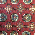149 x 100 cm Hand Knotted Red Afghan Akche Bokhara – Wool Rug