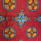 152 x 100 cm Hand Knotted Red Afghan Akche Bokhara – Wool Rug