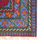 152 x 100 cm Hand Knotted Red Afghan Akche Bokhara – Wool Rug
