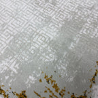 230 x 160 cm Grey White Abstract Border Turkish Rug