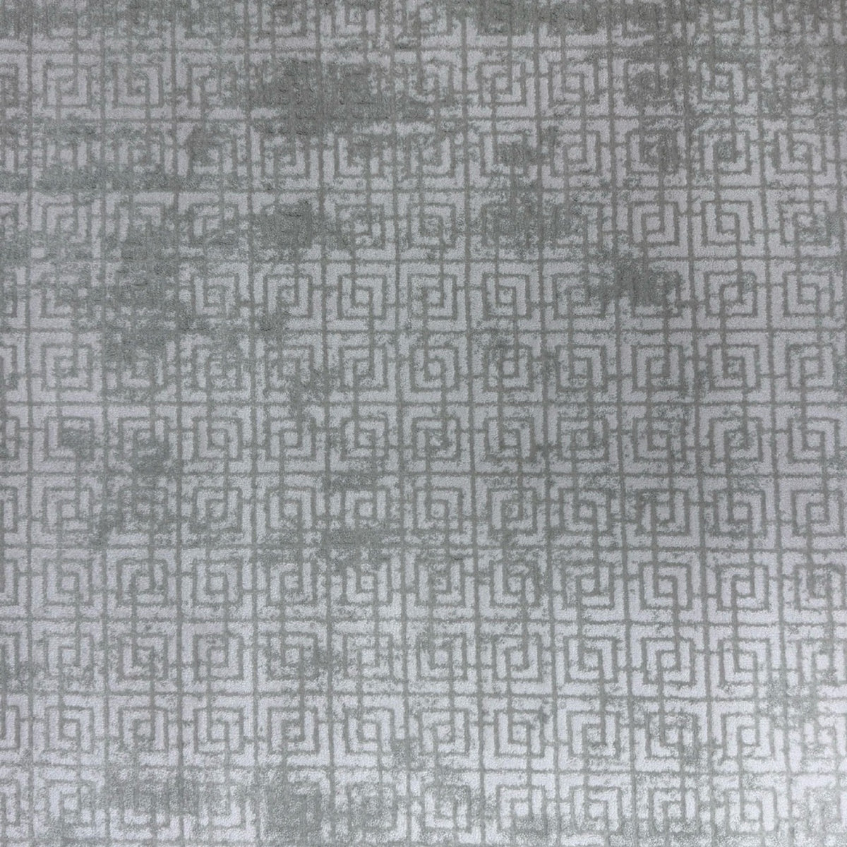 230 x 160 cm Grey White Abstract Border Turkish Rug