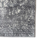 400 x 80 cm Modern Dark Grey Turkish Machine Made Runner Rug