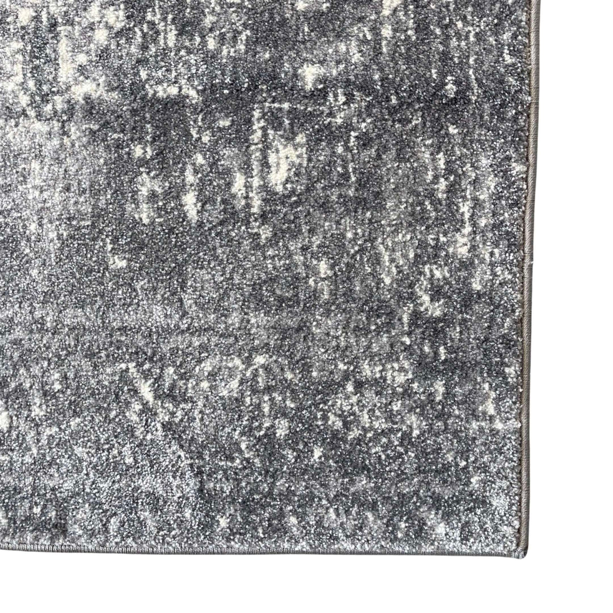 400 x 80 cm Modern Dark Grey Turkish Machine Made Runner Rug