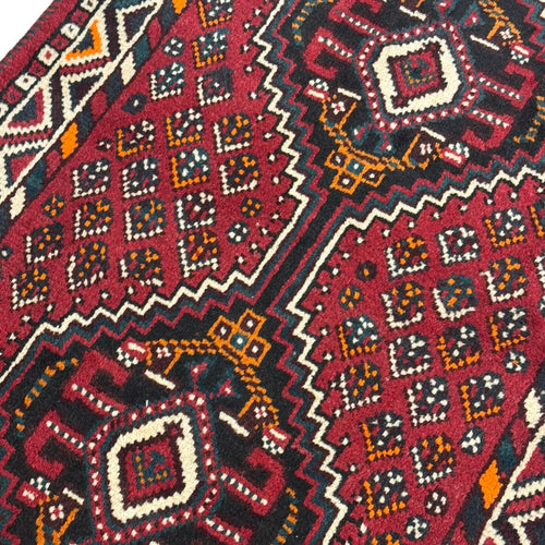 125 x 80 cm Hand Knotted Persian Shiraz – Wool Rug
