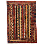 148 x 100 cm Afghan Chobi Hand-Knotted Wool Rug