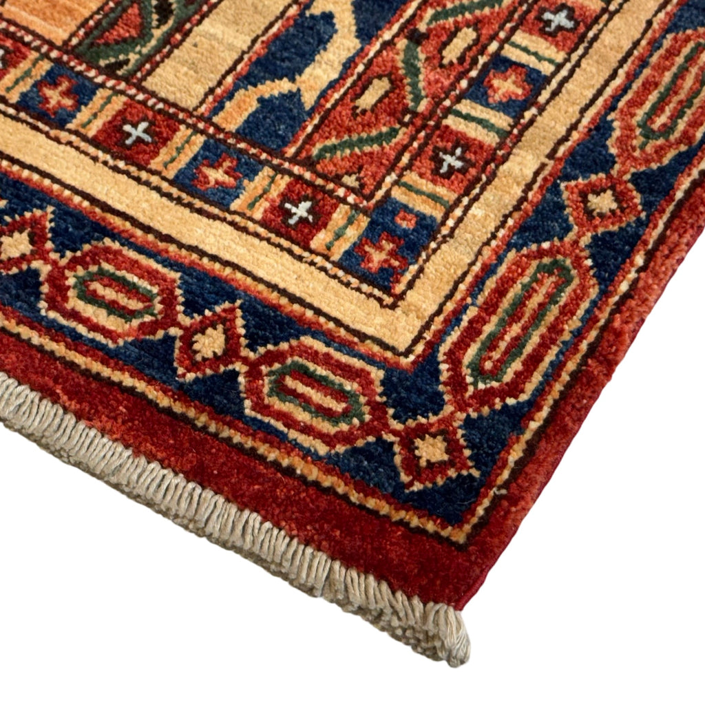 148 x 100 cm Afghan Chobi Hand-Knotted Wool Rug