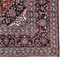 383 x 305 cm Hand Knotted Kashan Persian Rug – Red Medallion Design