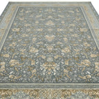 300 x 200 cm Machine-Made Persian Floral Grey & Gold Rug