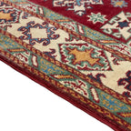 205 x 146 cm Hand Knotted Afghan Kazak – Wool Rug