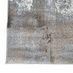500 x 80 cm Modern Serenity in Silver Grey & Mocha Runner Rug