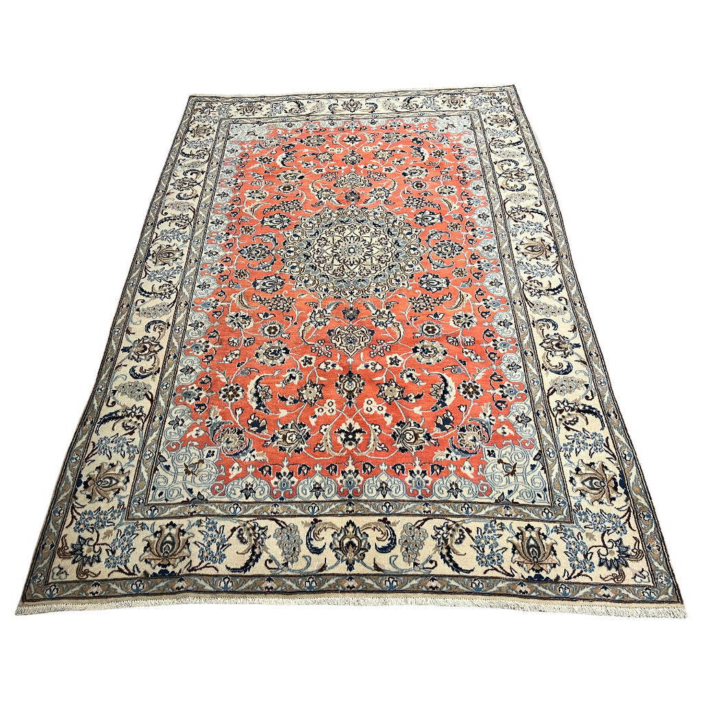 285cm x 200cm Hand Knotted Persian Nain