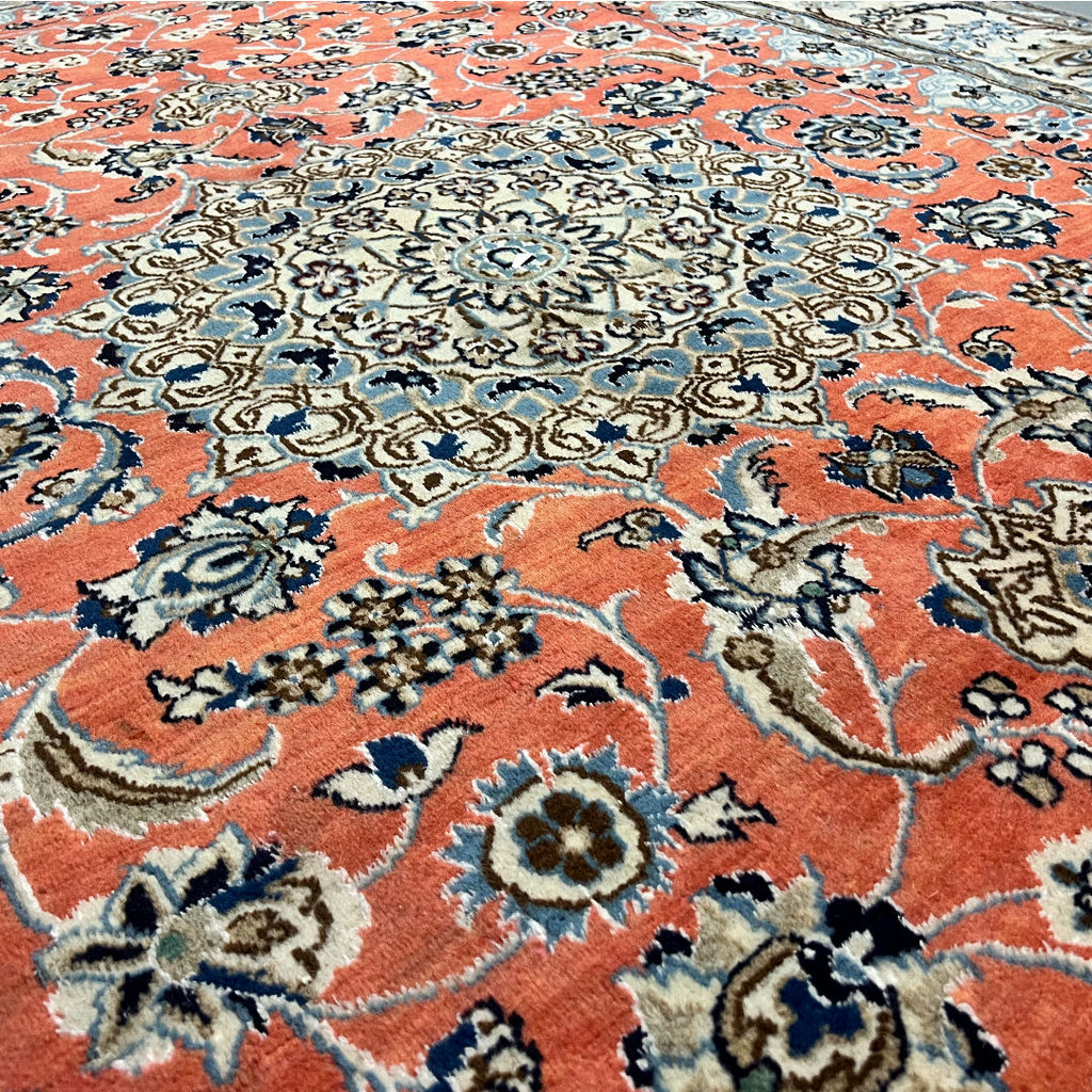 285cm x 200cm Hand Knotted Persian Nain