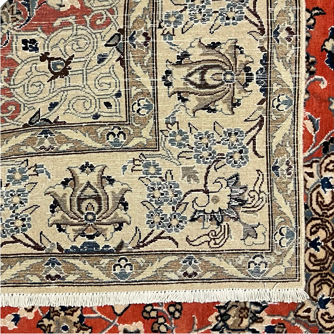 285cm x 200cm Hand Knotted Persian Nain