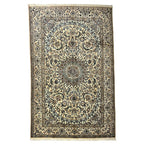 307cm x 195cm Hand-Knotted Persian Nain