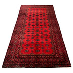 294cm x 152cm Hand-Knotted Persian Vintage Turkmen Rug