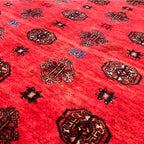 294 x 152 cm Hand-Knotted Persian Vintage Turkmen Rug