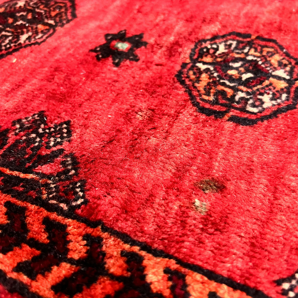 294cm x 152cm Hand-Knotted Persian Vintage Turkmen Rug