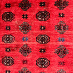 294cm x 152cm Hand-Knotted Persian Vintage Turkmen Rug