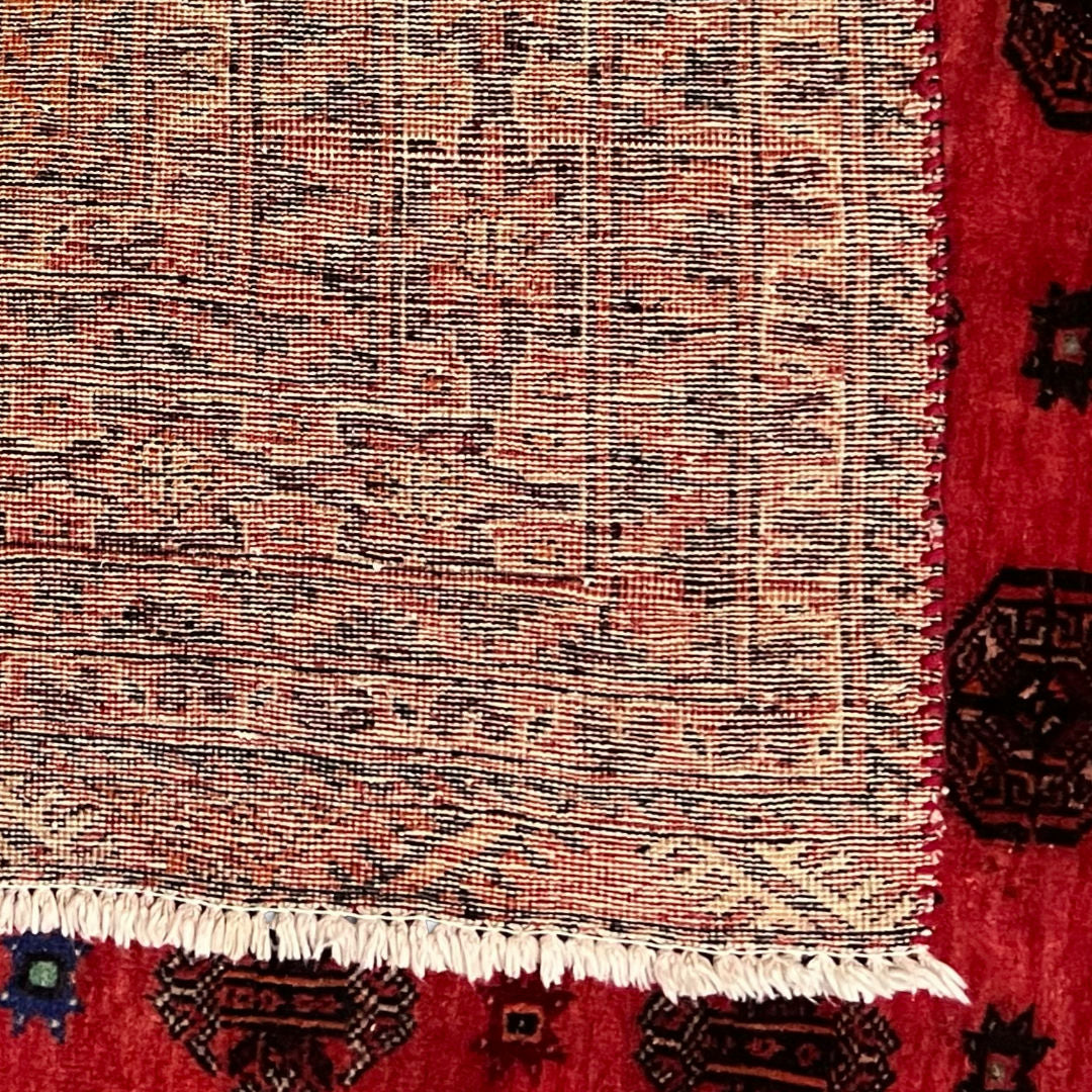 294 x 152 cm Hand-Knotted Persian Vintage Turkmen Rug