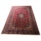 284cm x 190cm Hand-Knotted Persian Mashad - Wool Rug
