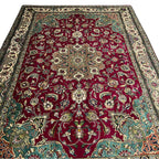 345cm x 238cm Hand-Knotted Persian Tabriz Floral Rug