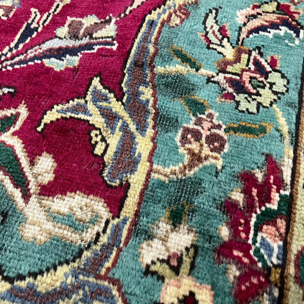 345cm x 238cm Hand-Knotted Persian Tabriz Floral Rug