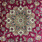 345cm x 238cm Hand-Knotted Persian Tabriz Floral Rug