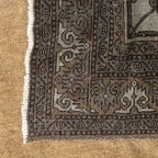 275cm x 195cm Hand-Knotted Camel Wool Tribal Vintage Rug