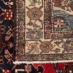 190cm x 133cm Hand-Knotted Persian Vintage Zanjan