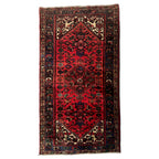 193cm x 104cm Hand-Knotted Vintage Hamadan Rug