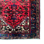 193cm x 104cm Hand-Knotted Vintage Hamadan Rug