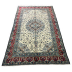 224 x 139 cm Hand-Knotted Persian Isfahan Floral Rug
