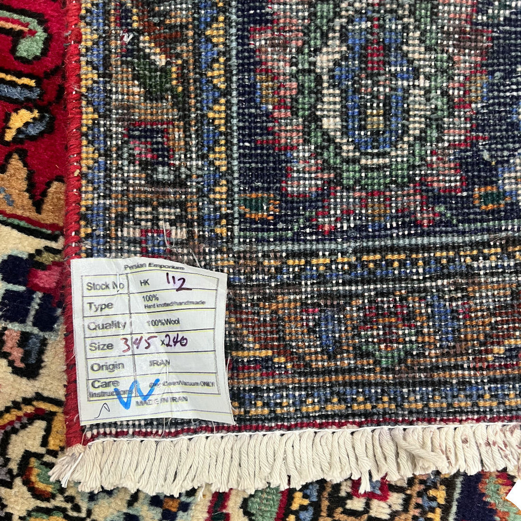 345 x 240 cm Hand-Knotted Persian Tabriz Rug