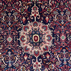 360 x 265 cm Hand-Knotted Vintage Persian Kashan Rug