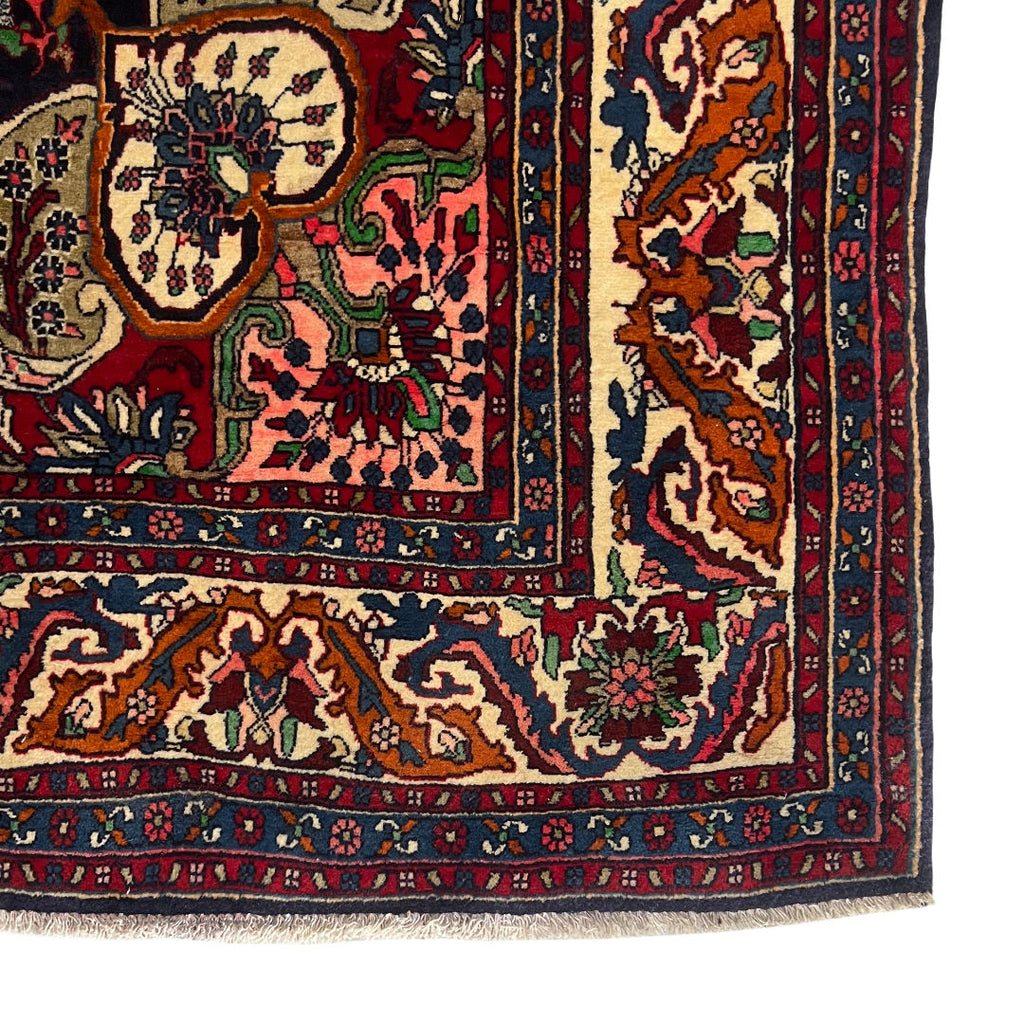 360 x 265 cm Hand-Knotted Vintage Persian Kashan Rug