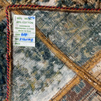 212 x 148 cm Hand-Knotted Ultra Vintage Persian Wool Rug