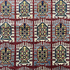 200 x 147 cm Hand-Knotted Afghan Kazak – Wool Rug