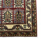 200 x 147 cm Hand-Knotted Afghan Kazak – Wool Rug