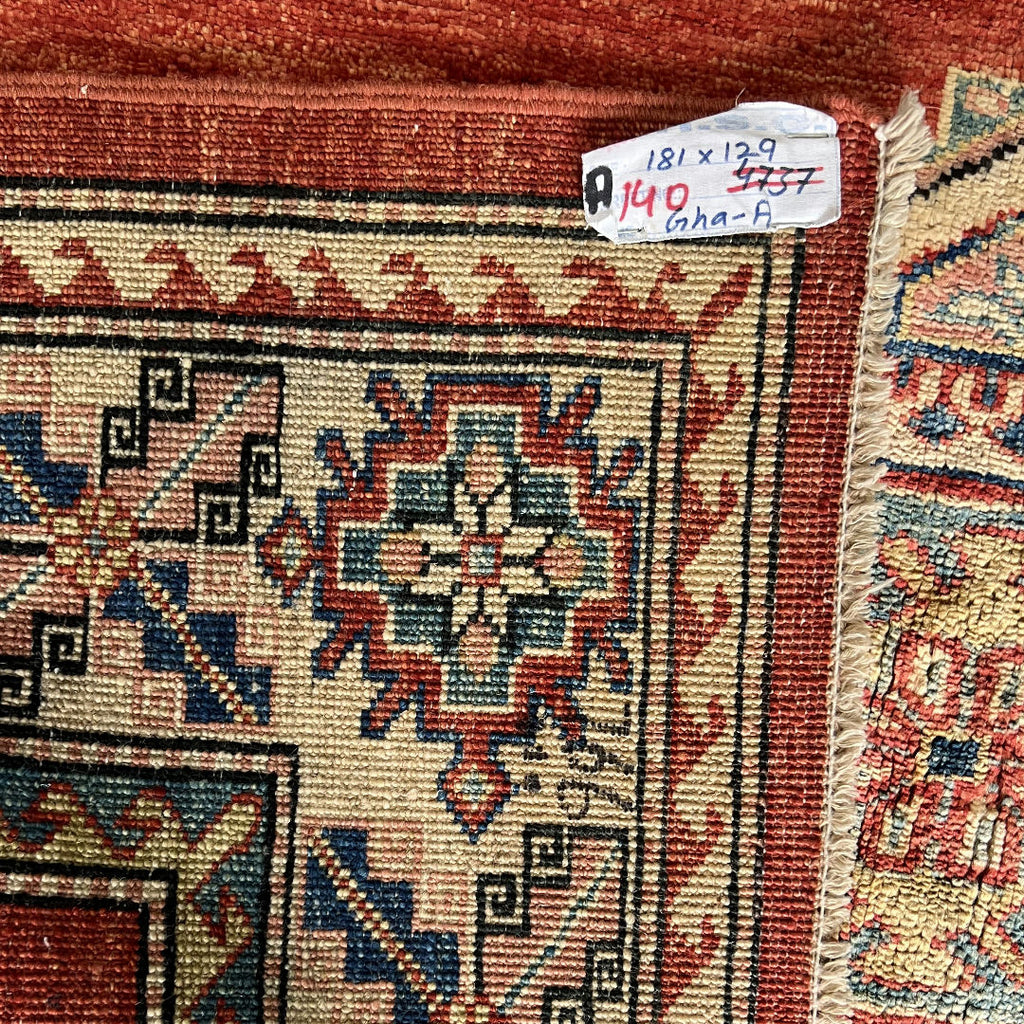 181 x 129 cm Hand-Knotted Afghan Kazak – Wool Rug