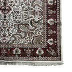 213 x 152 cm Hand-Woven Indian Silk Jaipur Oriental Rug