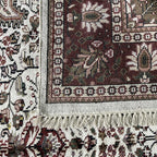 213 x 152 cm Hand-Woven Indian Silk Jaipur Oriental Rug