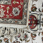 120 x 80 cm Hand-Woven Indian Silk Jaipur Oriental Rug