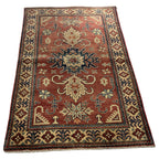 149 x 99 cm Hand-Knotted Afghan Kazak Wool Rug