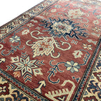 149 x 99 cm Hand-Knotted Afghan Kazak Wool Rug