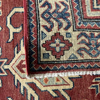 149 x 99 cm Hand-Knotted Afghan Kazak Wool Rug