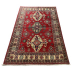 187 x 124 cm Hand-Knotted Afghan Kazak Wool Rug