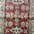 138 x 105 cm Hand-Knotted Afghan Kazak Wool Rug