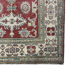 138 x 105 cm Hand-Knotted Afghan Kazak Wool Rug