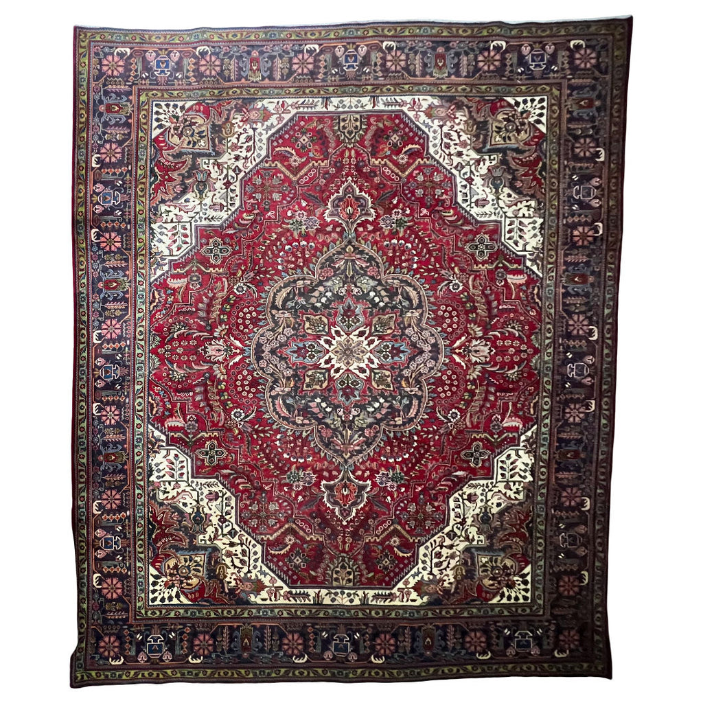 393 x 302 cm Hand-Knotted Persian Tabriz Rug